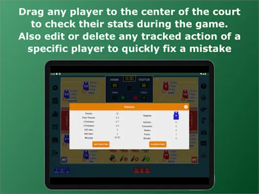 Basketball Stats Assistant android App screenshot 5